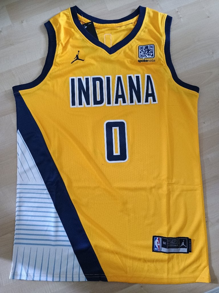 Indiana Pacers Jersey Haliburton maat: L, Sport en Fitness, Basketbal, Verzenden, Nieuw, Kleding