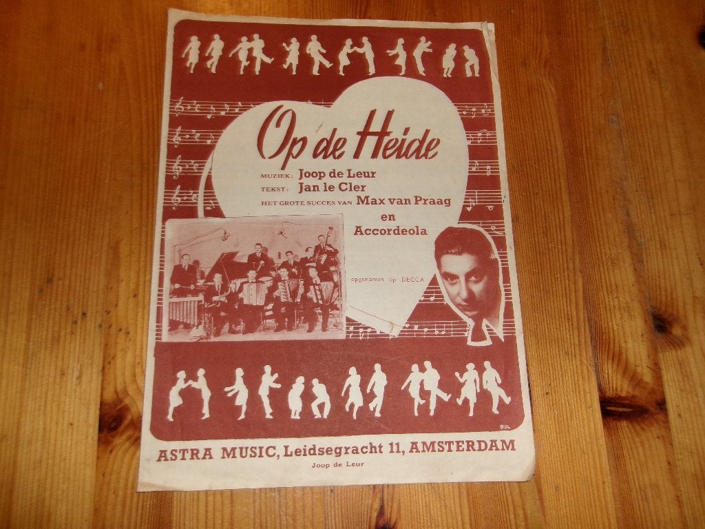 Op de heide - joop de leur / jan de clerc, Gebruikt, Gitaar, Ophalen of Verzenden, Artiest of Componist