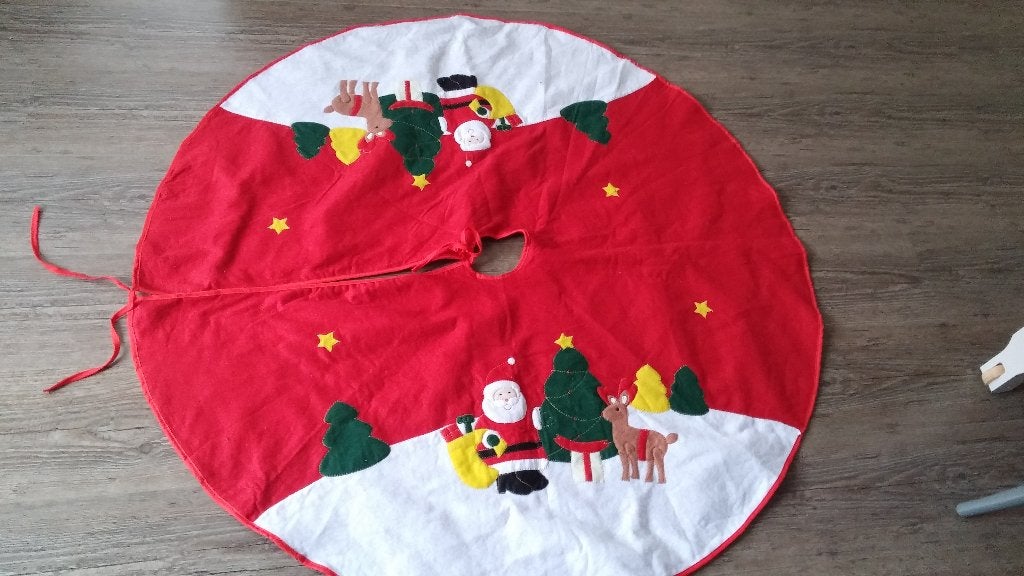 kerstkleed scandinavisch rond, Ophalen of Verzenden, Zo goed als nieuw