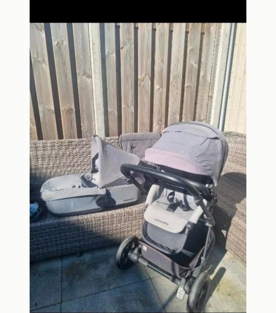 Wieg- en kinderwagen, Gebruikt, Combiwagen, Verstelbare duwstang, Ophalen