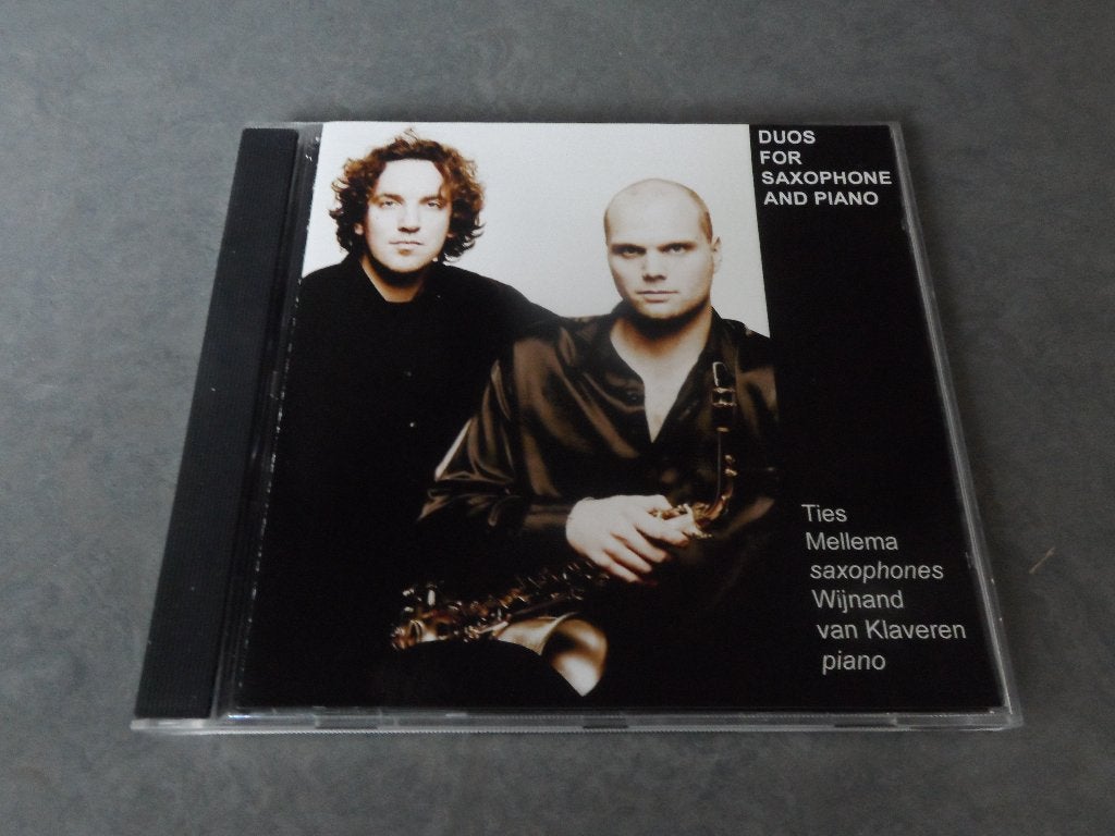 Ties Mellema, Wijnand van Klaveren / DUOS saxophone piano CD, Verzenden, Modernisme tot heden, Gebruikt, Overige typen