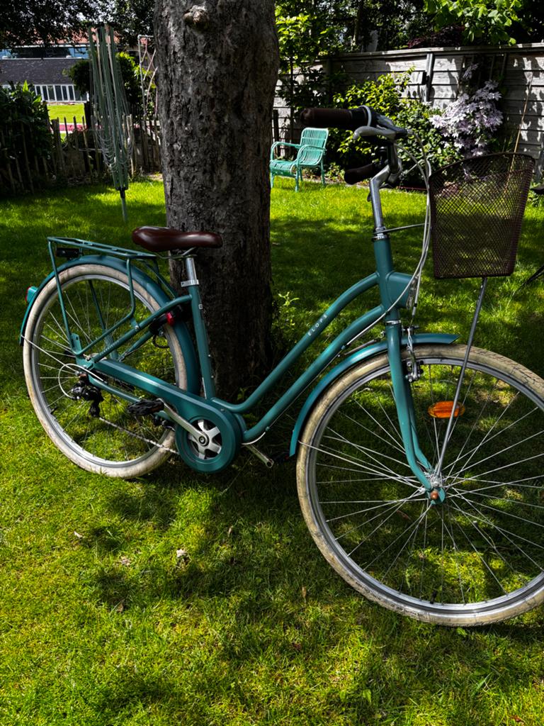 Elops Stadsfiets 520 laag frame, Fietsen en Brommers, Fietsen | Dames | Damesfietsen, Velgrem, Versnellingen, Ophalen, Overige merken