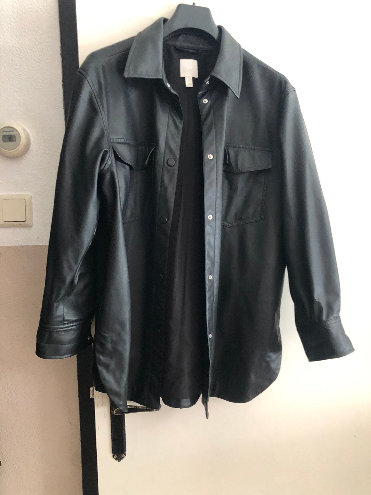 Blouse jack jas lederlook nieuw halflang, Ophalen of Verzenden, Nieuw, Overige maten, Zwart