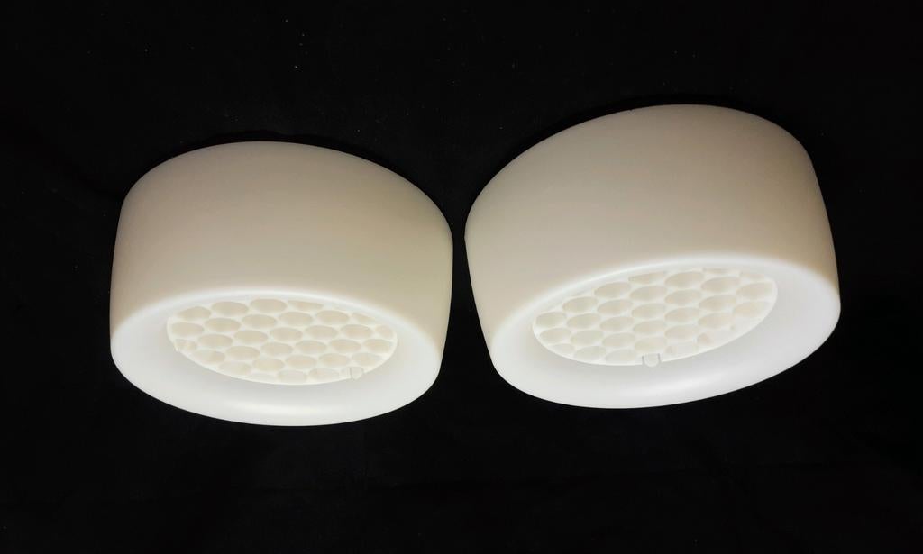 Twee ikea plafond wandlampen  mesosfär,lees de beschrijving., Ophalen of Verzenden, Zo goed als nieuw, Kunststof