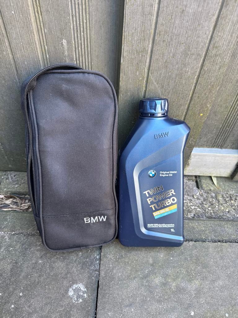 BMW Twin Power Turbo 0W-30 motorolie met opbergtas, Ophalen of Verzenden, Nieuw, BMW