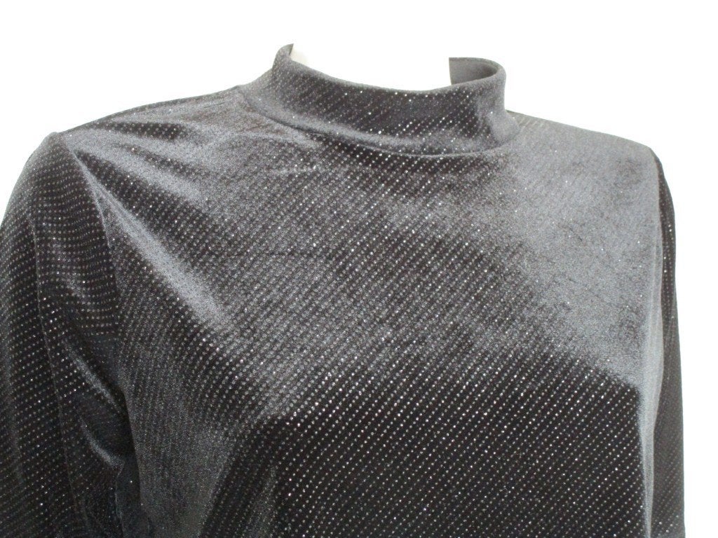 Nr.283: Mooie Cotton Club top Kerst glittertop maat L - XL, Kleding | Dames, Zwart, Maat 46/48 (XL) of groter, Ophalen of Verzenden