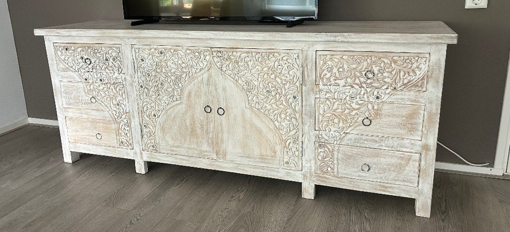 Stijlvol dressoir/televisiemeubel van Zenza als nieuw!, Ophalen, 150 tot 200 cm, Zo goed als nieuw, Minder dan 100 cm