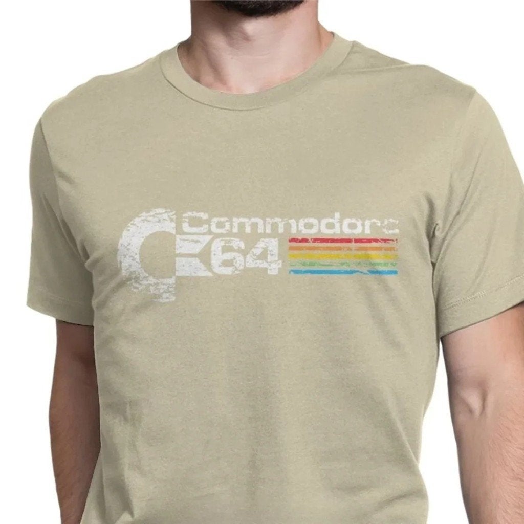 Commodore 64 vintage T-shirt, Ophalen of Verzenden, Nieuw, Overige maten, Zwart