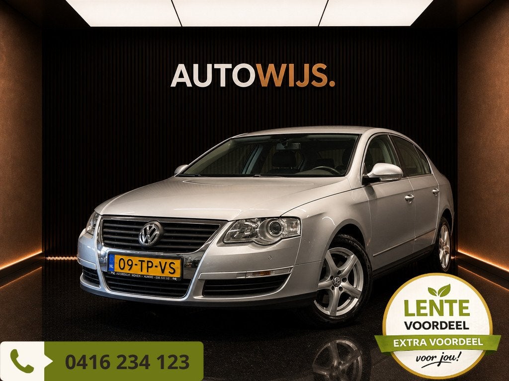 Volkswagen Passat 1.6 FSI Comfortline|AUT|LM-VELG|TREKHAAK|N, Gebruikt, Zwart, 4 cilinders, 116 pk