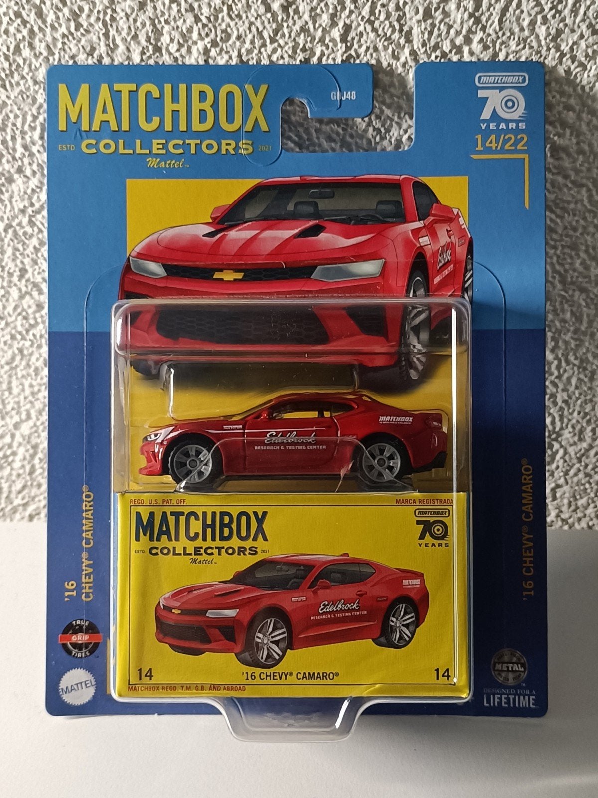 Matchbox Collectors '16 Chevy Camaro Edelbrock, Ophalen of Verzenden