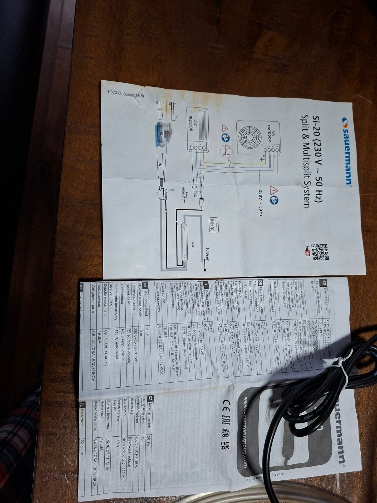 Sauermann SI-20 Airco Pomp - Split & Multisplit Systemen, Ophalen of Verzenden, Nieuw