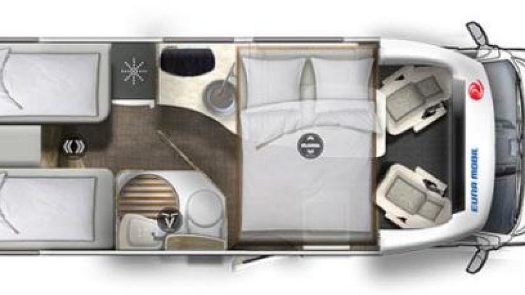 Eura Mobil Profila RS 695 EB Adaptive Cruise, Hefbed, Automaat, Verwarmde buitenspiegels, Ringverwarming, Fiat