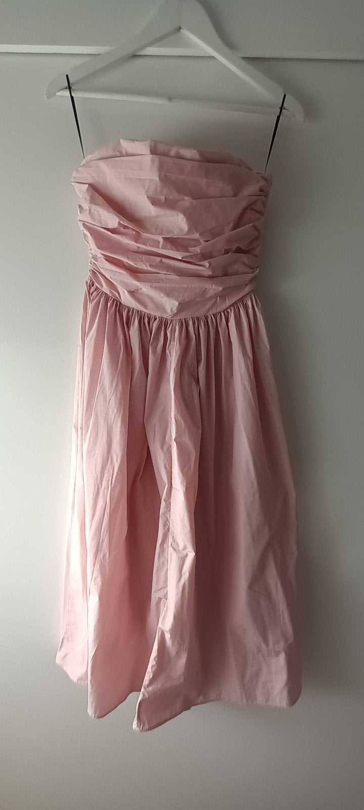 Roze strapless jurk H&M, maat 38, Maat 38/40 (M), H&M, Ophalen of Verzenden, Zo goed als nieuw