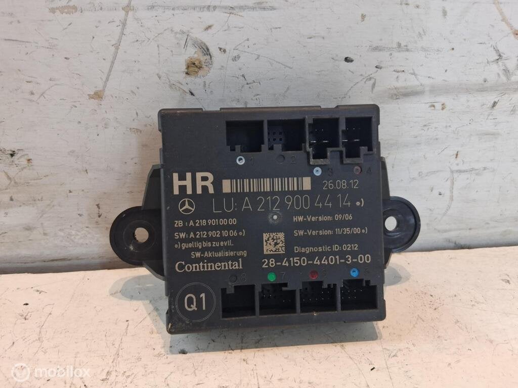 Deurvergrendelings module Mercedes E (09-16) A2129004414, Gebruikt, Mercedes-Benz, Ophalen of Verzenden, Mercedes-Benz