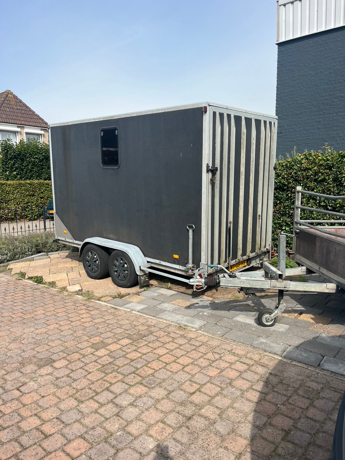 Grote gesloten verdonk aanhanger veel volume, Ophalen, Zo goed als nieuw