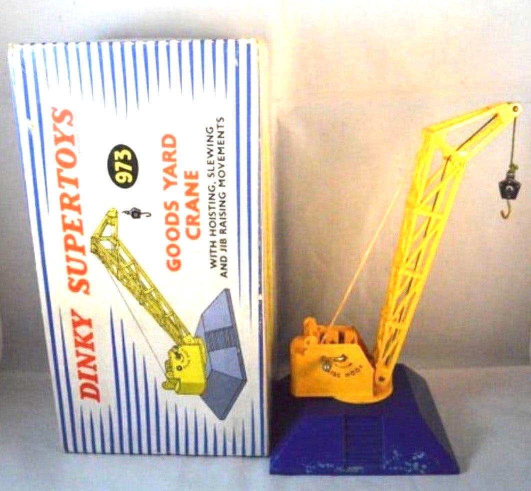 Dinky Supertoys 973 Goods Yard Kraan met Doos, Hobby en Vrije tijd, Ophalen of Verzenden, Gebruikt