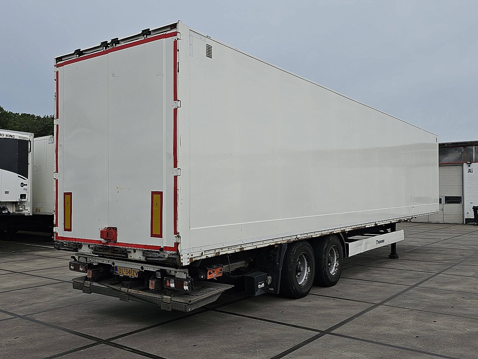 KRONE SD DRYLINER 2 axle taillift, Auto's, Vrachtwagens, Overige kleuren, Origineel Nederlands, Bedrijf, Aanhangers en Opleggers