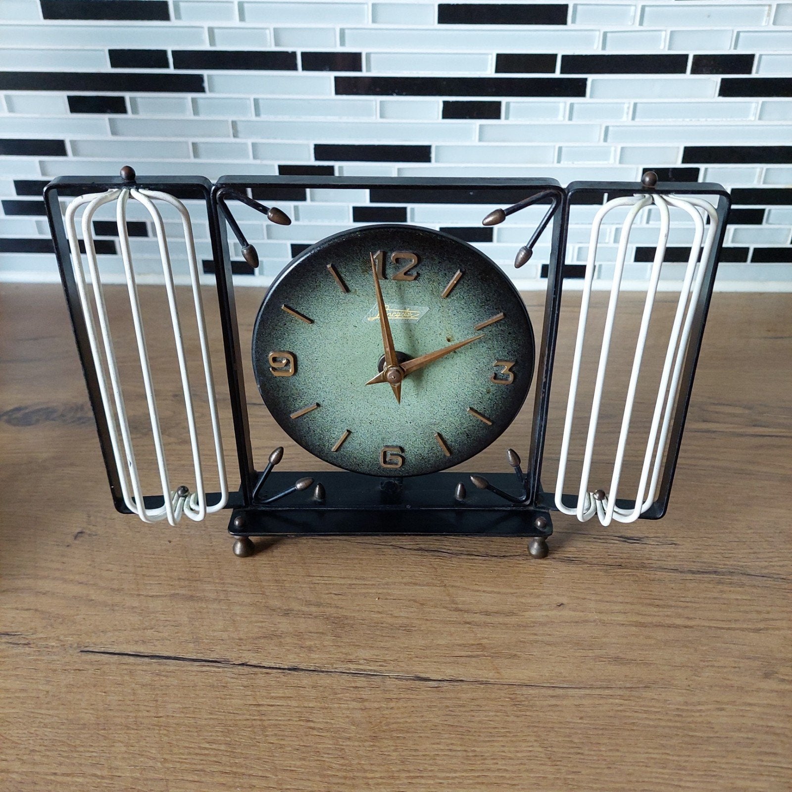 Vintage Lancaster Tafelklok - Mid-Century Design, Ophalen of Verzenden
