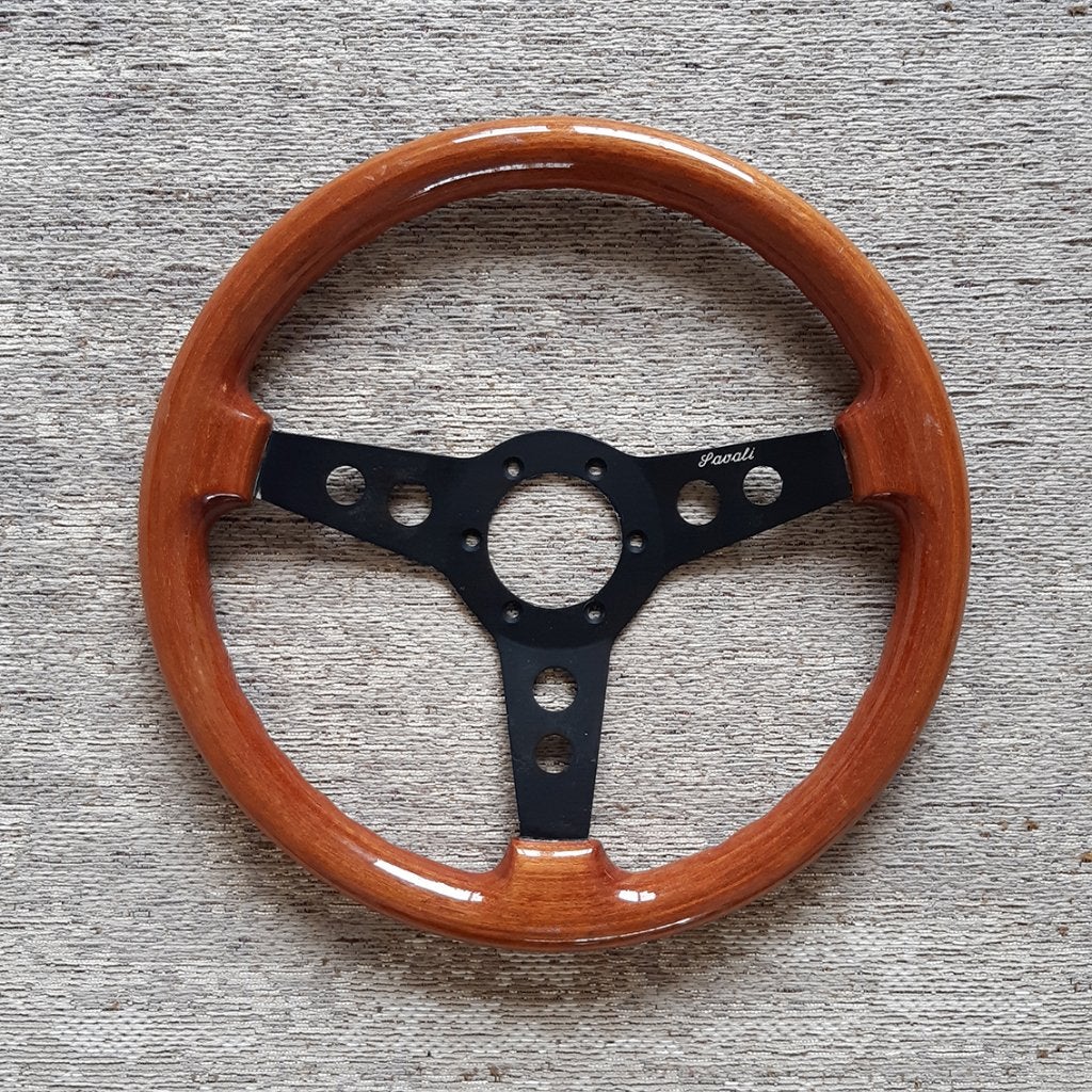 Savali klassiek houten sportstuur, Ophalen, Gebruikt