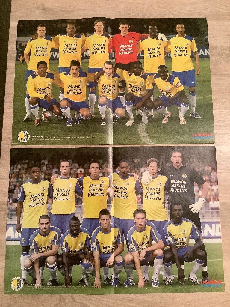 Posters RKC Waalwijk Jaren 2000, Ophalen of Verzenden, Zo goed als nieuw, Overige binnenlandse clubs, Poster, Plaatje of Sticker