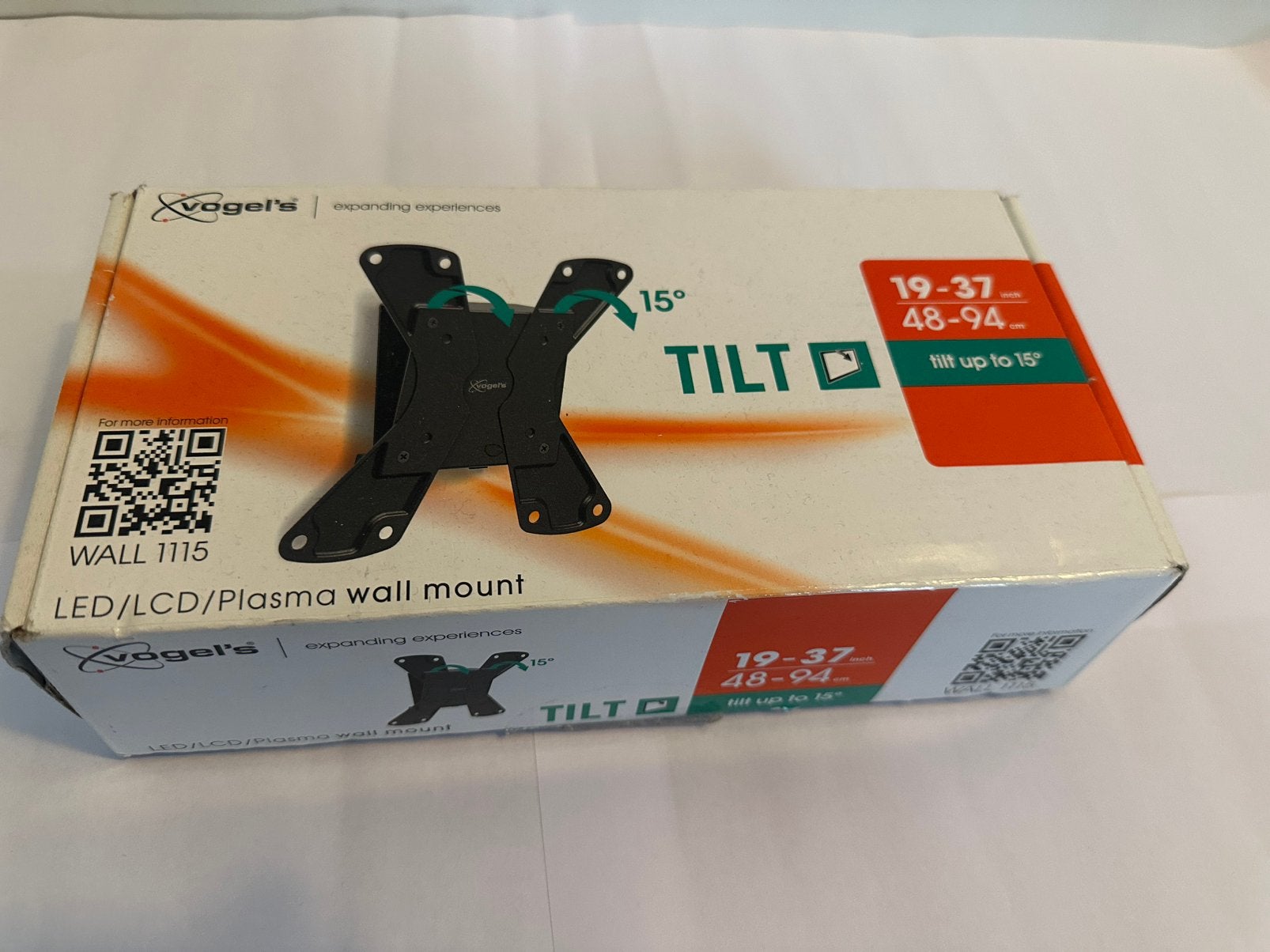 Vogel's WALL 1115 TV Wandsteun - Kantelbaar 19-37 inch, Ophalen of Verzenden, Nieuw
