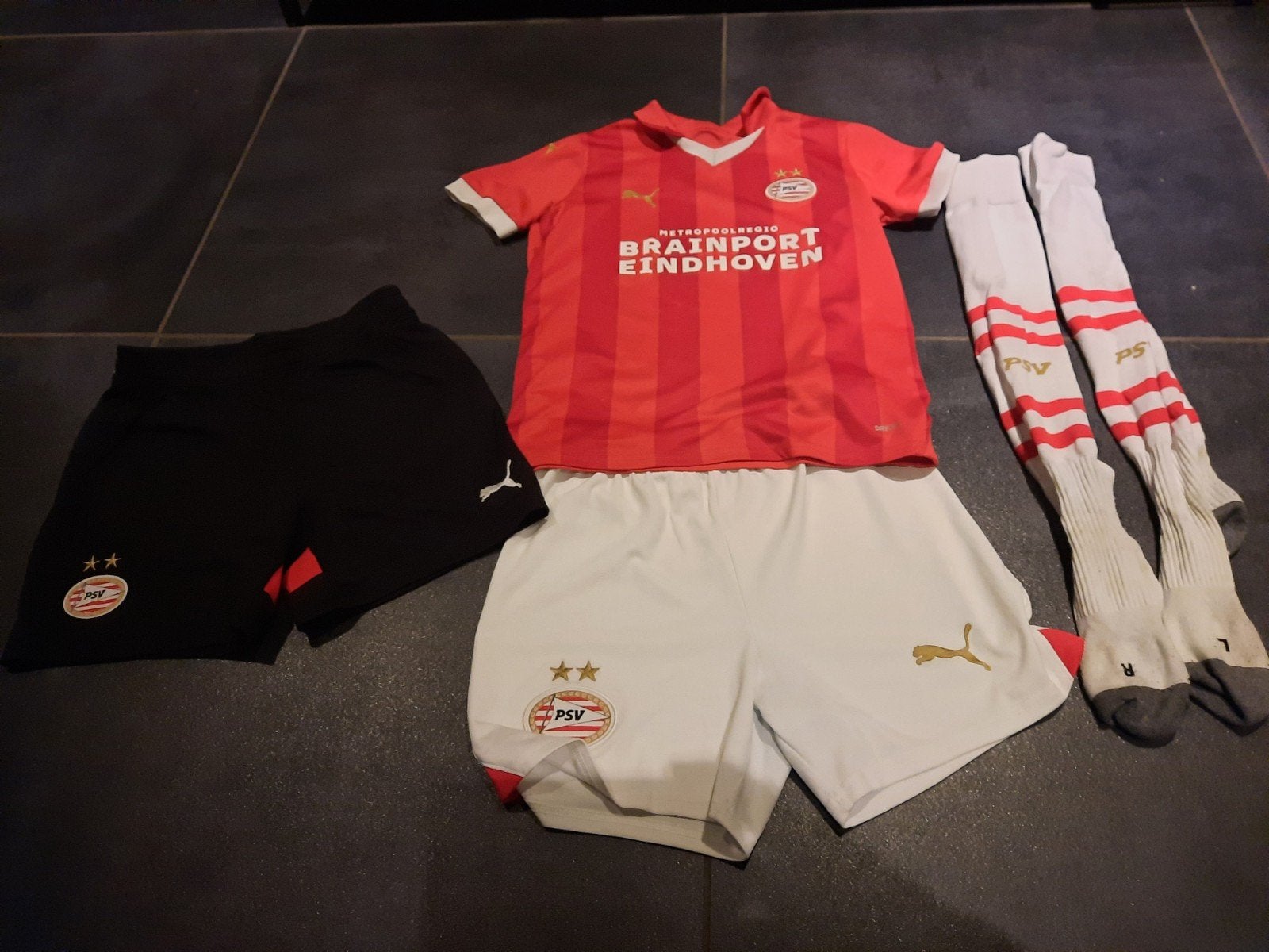 voetbalpakje PSV kids maat 152, Ophalen of Verzenden
