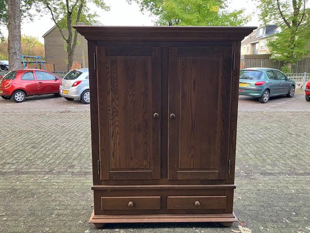 Eiken kast, Huis en Inrichting, Kasten | Buffetkasten, Gebruikt, 150 tot 200 cm, 150 tot 200 cm, 25 tot 50 cm, Met lade(s), Met deur(en)