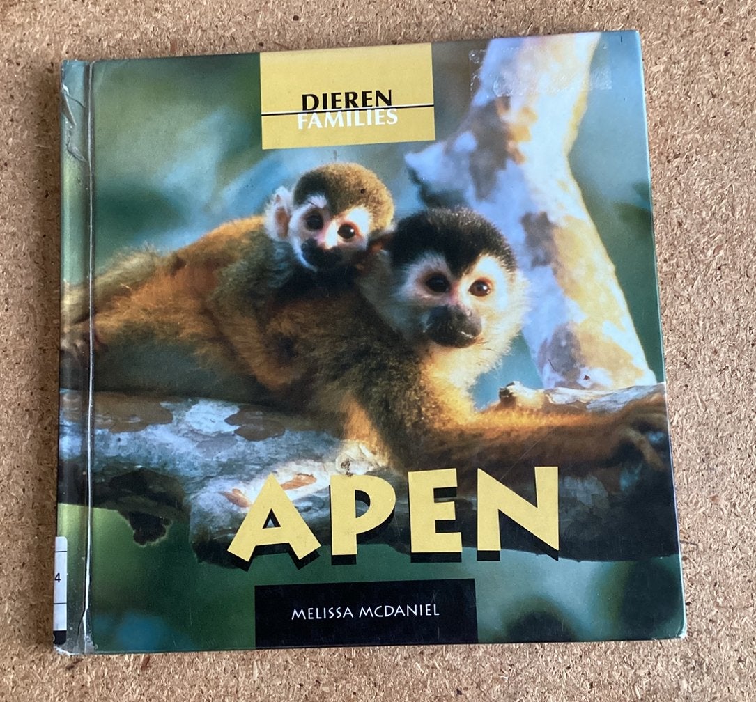 Melissa McDaniel - Apen informatief kinderboek, Boeken, Gelezen, Non-fictie, Ophalen of Verzenden, Melissa McDaniel