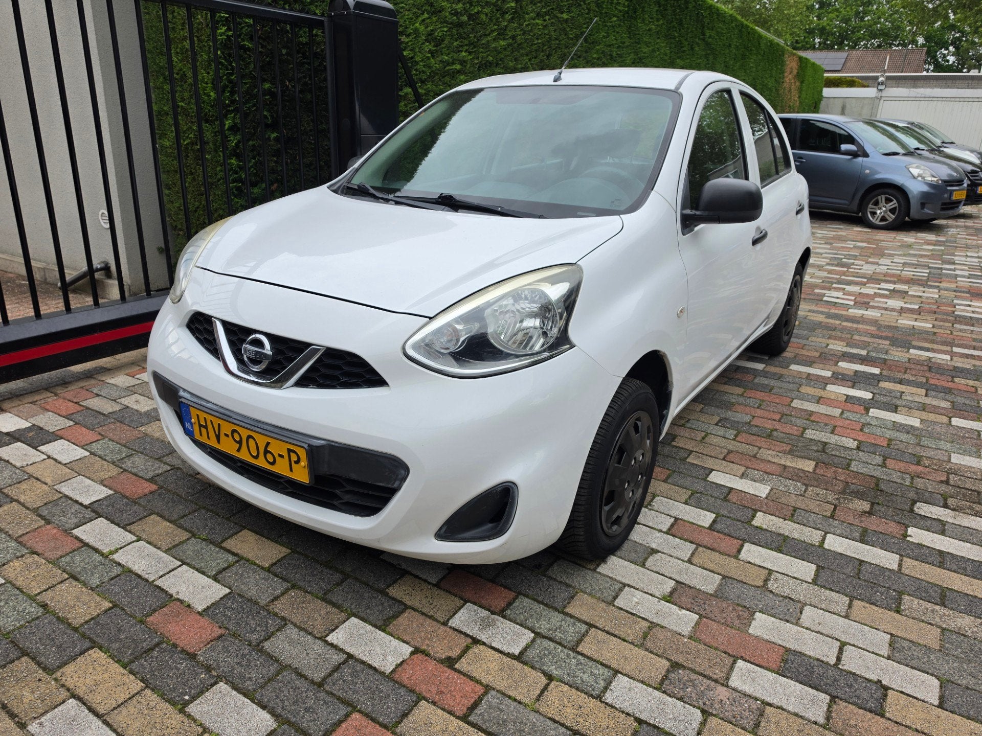 Nissan Micra 1.2 Visia Pack 2015 Airco 5 Drs Nw Apk, Auto's, Voorwielaandrijving, Gebruikt, 1198 cc, Wit