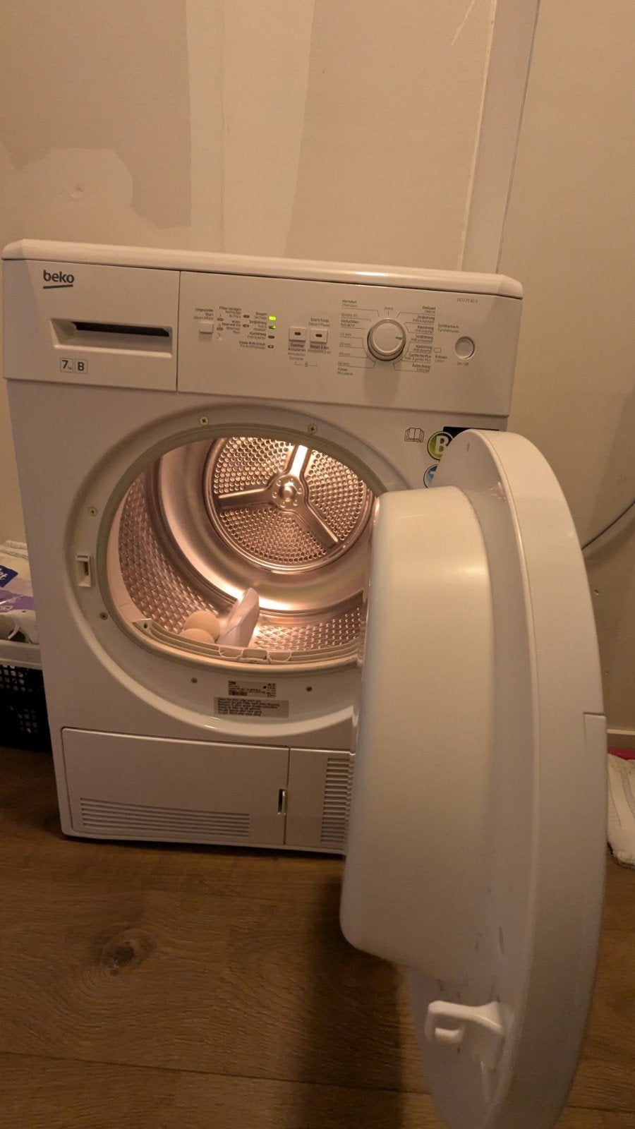 Electric Dryer beko 7kg, Witgoed en Apparatuur, Wasdrogers, Ophalen, 6 tot 8 kg, Gebruikt, Voorlader