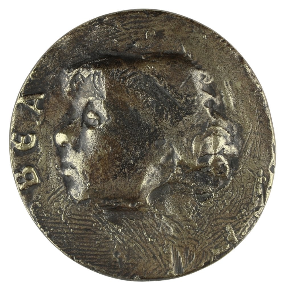 BRONZEN PENNING Eric Claus BEA EN DE SLAAP, Verzenden, Brons, Nederland