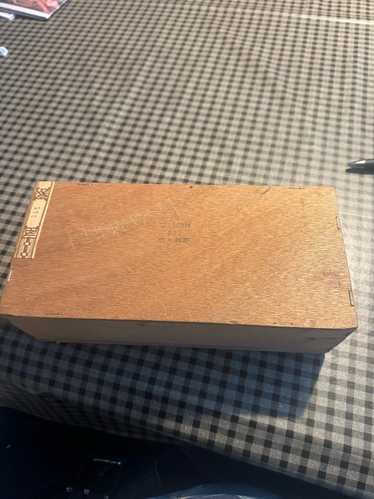 Vintage Sigarenkistje van hout, Ophalen of Verzenden, Gebruikt