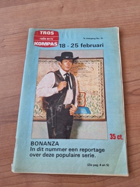 Tros Kompas 1967 Bonanza Q65 Teddy Scholten Golden Earring, Ophalen of Verzenden, Gelezen, Overige typen