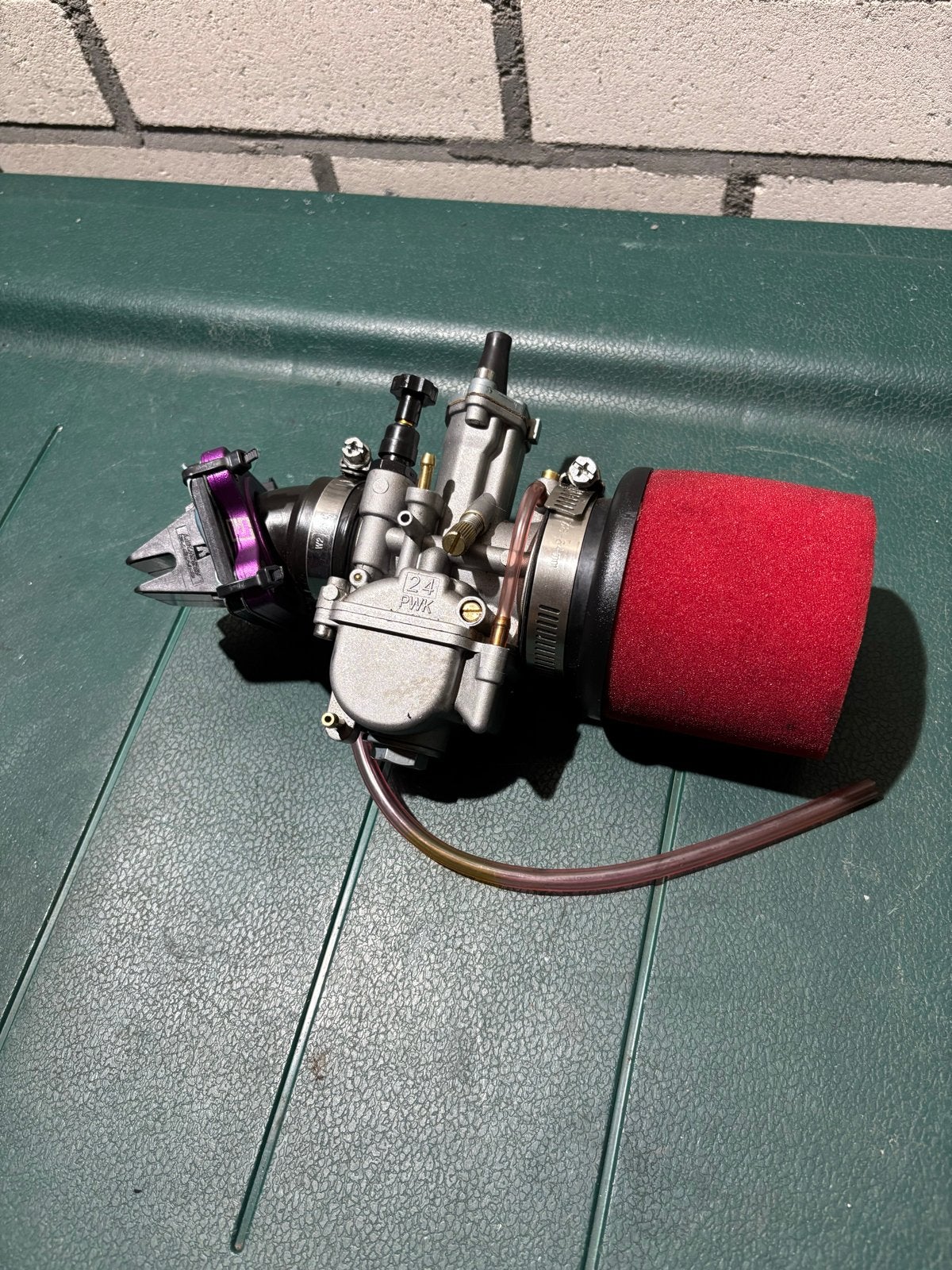 24 PWK Vlakshuif Carburateur Set met Vforce 3 Membraam, Ophalen of Verzenden, Zo goed als nieuw, Carburateur