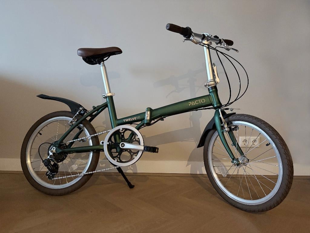 PACTO TWELVE Vouwfiets 20” Inclusief spatborden en draagtas, Fietsen en Brommers, Fietsen | Vouwfietsen, Overige merken, 20 inch of meer