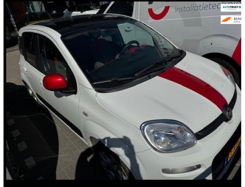 Fiat Panda 0.9 TwinAir Lounge, Auto's, Fiat, Voorwielaandrijving, Stof, Gebruikt, Panda