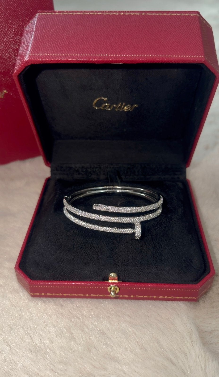 Cartier just un clou armband, Sieraden, Tassen en Uiterlijk, Ophalen of Verzenden, Nieuw, Zilver, Dame