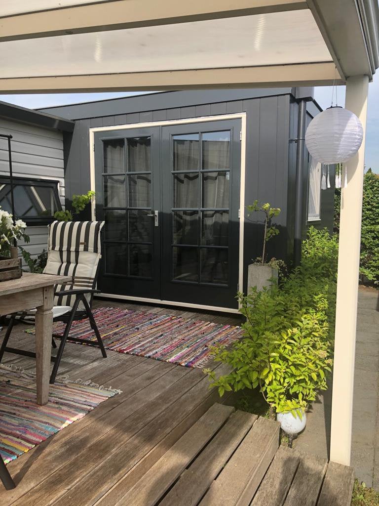 Aanbouw chalet, keralit bekleding, Ophalen, Zo goed als nieuw