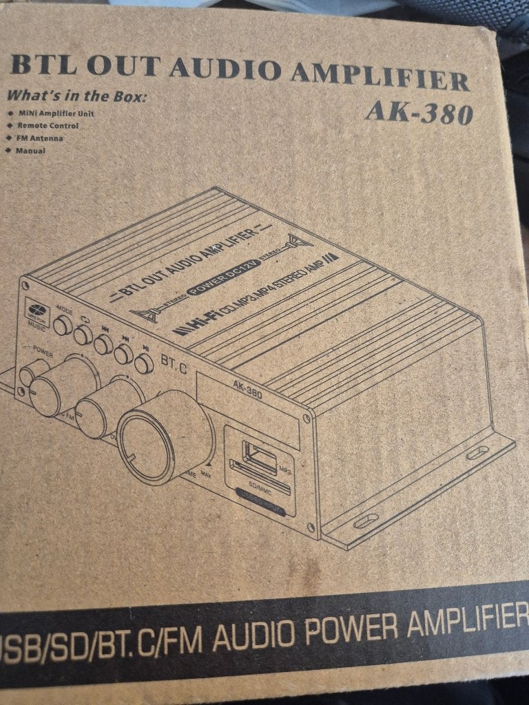 Amplifier AK-380 Nieuw in doos, Overige merken, Overige systemen, Nieuw, Ophalen of Verzenden