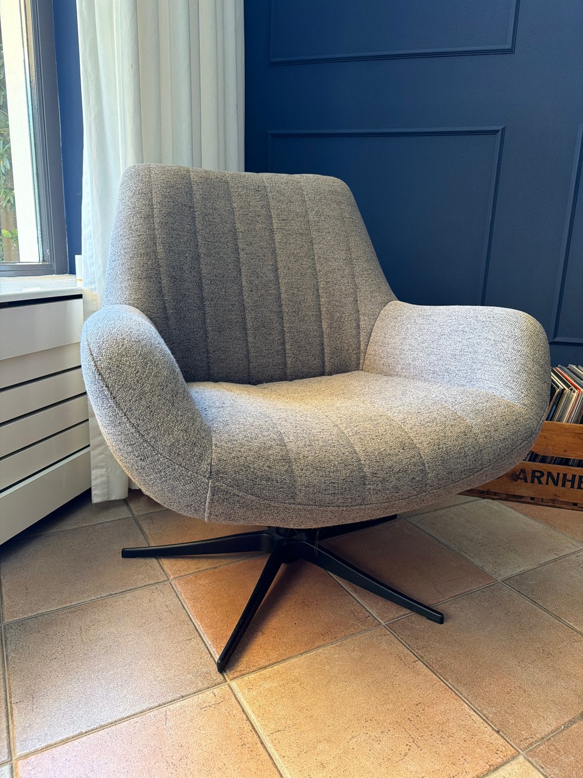 1x Draaifauteuil Kamille Goossens - Zo goed als nieuw!, Huis en Inrichting, Fauteuils, Ophalen, 75 tot 100 cm, Zo goed als nieuw