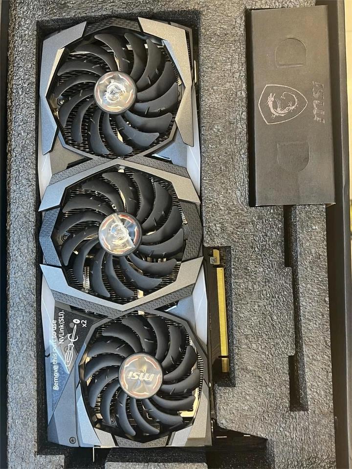 MSI RTX 2080 Super Gaming X Trio, PCI-Express 3, GDDR6, Ophalen of Verzenden, Zo goed als nieuw