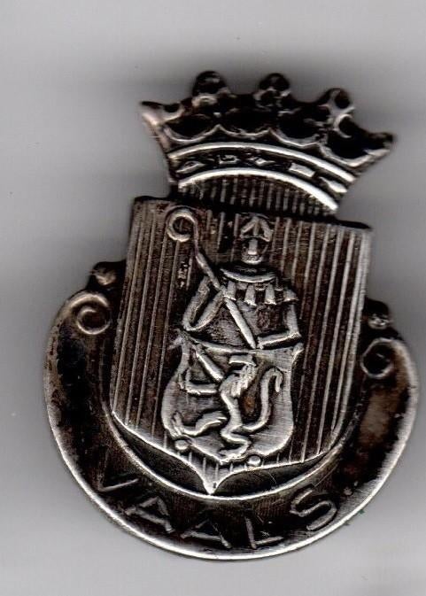 BROCHE WAPEN VAALS HEILIGE LAMBERTUS LEEUW (A2), Verzamelen, Speldjes, Pins en Buttons, Ophalen of Verzenden, Gebruikt, Overige onderwerpen