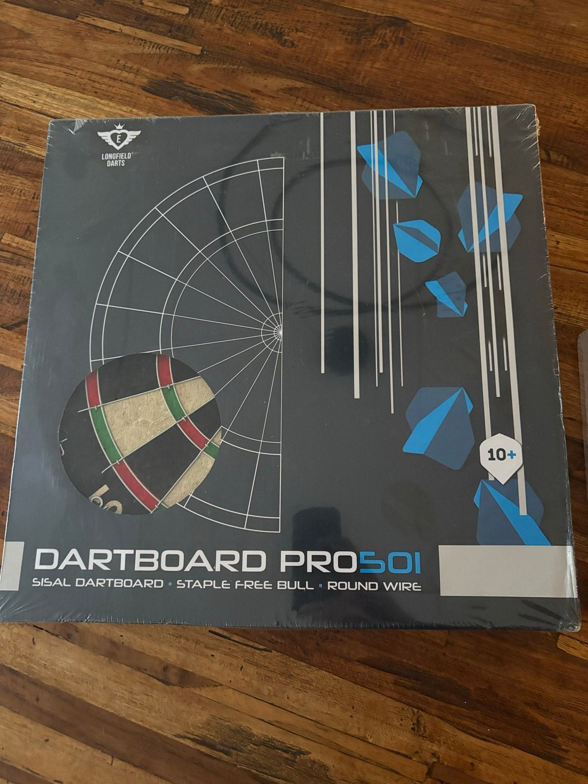 Longfield Darts Dartbord PRO501 met pijlen en accessoires, Sport en Fitness, Dartbord met pijlen, Nieuw, Ophalen of Verzenden