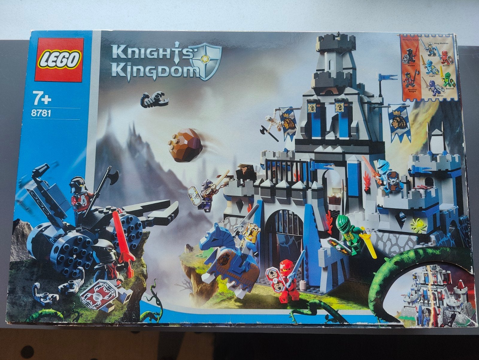 Lego 8781 Knights Kingdom II voor een medisch goed doel!, Lego, Ophalen of Verzenden, Zo goed als nieuw, Castle