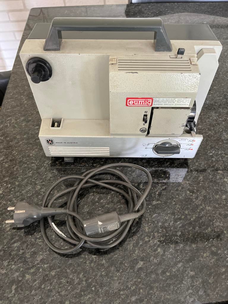 Eumig Mark-501 Super 8 projector, Ophalen of Verzenden, Overige resoluties, Eumig Mark-501, Gebruikt