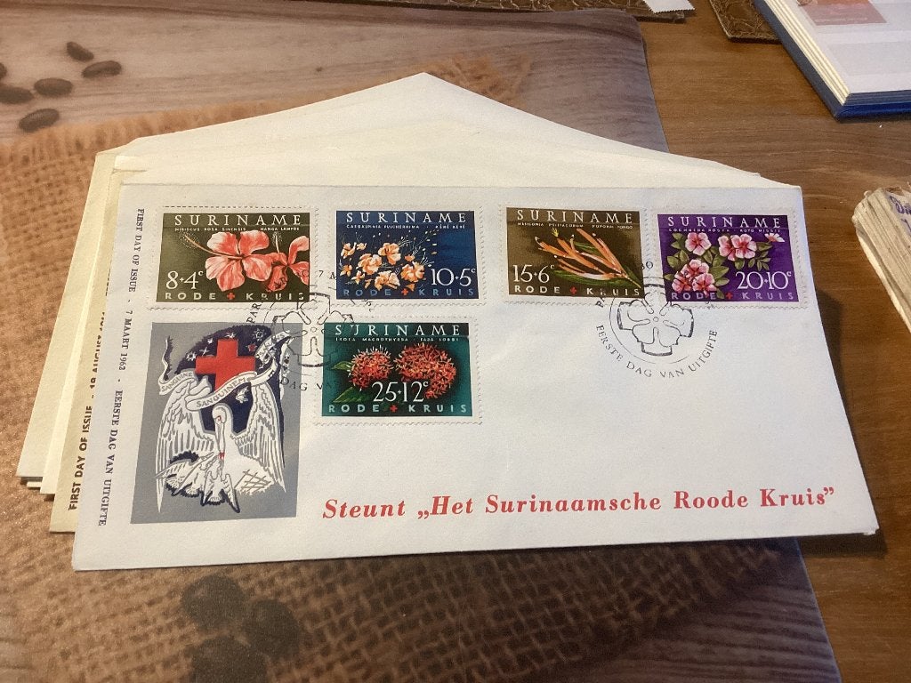 No3534 Suriname E20 anders Nederland jaargangen fdc 1963, Verzenden, Onbeschreven, Rest van de wereld