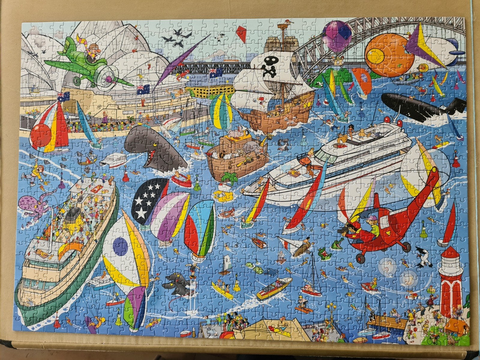 That's life puzzel 1000 stukjes Sydney, Ophalen, 500 t/m 1500 stukjes, Zo goed als nieuw