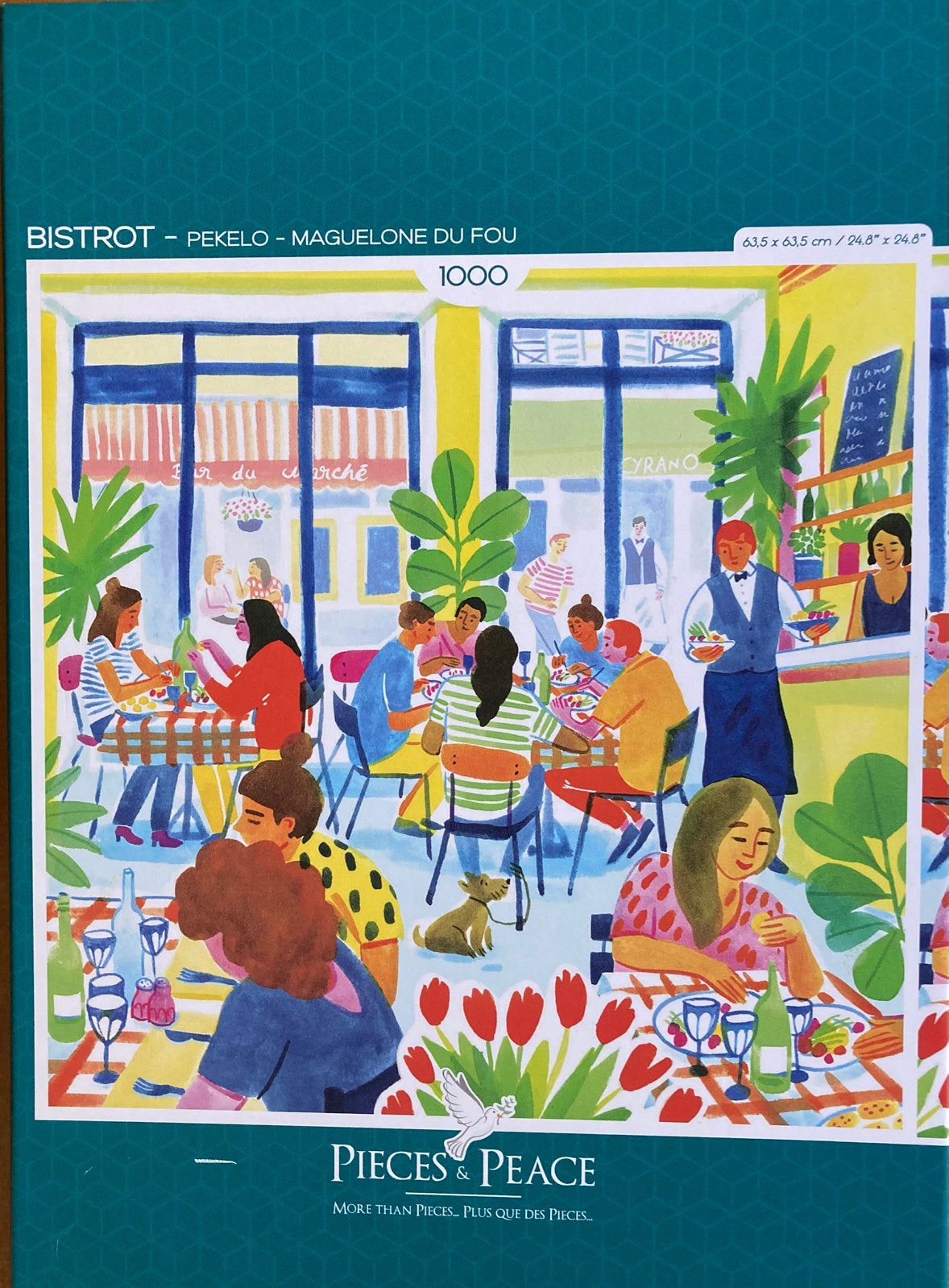 Pieces & Peace 1000🧩 Bistrot, Ophalen of Verzenden, 500 t/m 1500 stukjes, Zo goed als nieuw, Legpuzzel
