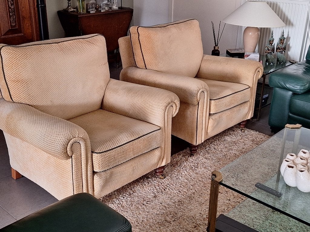 feauteuils, Huis en Inrichting, Fauteuils, Gebruikt, Stof, 75 tot 100 cm, 75 tot 100 cm, Ophalen