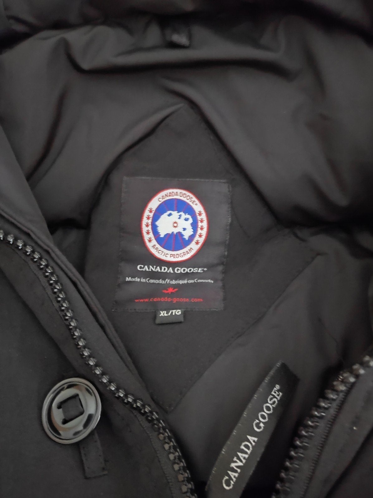 Canada Goose Jas Zwart XL/TG - Zo goed als nieuw, Zwart, Canada Goose, Maat 56/58 (XL), Ophalen of Verzenden